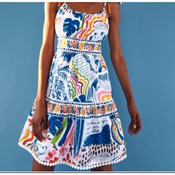 Farm Rio Wild Brazil Mini Dress Size XS New With Tags - Picture 6 of 16